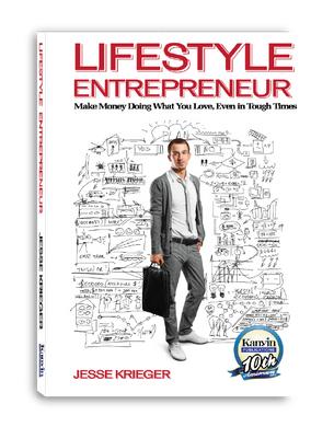 (Imperfect Book) Lifestyle Entrepreneur by Jesse Krieger (CLEARNCE STOCK)